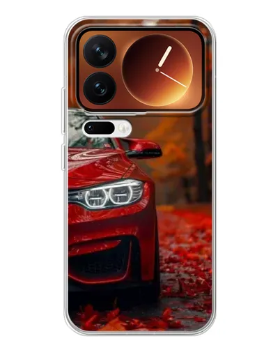 Чехол для Xiaomi 17 Pro с картинкой «Осенняя BMW M4»