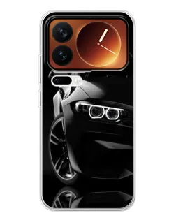 Чехол для Xiaomi 17 Pro с картинкой «Черная BMW — профиль» Чехол для Xiaomi 17 Pro с картинкой «Черная BMW — профиль»