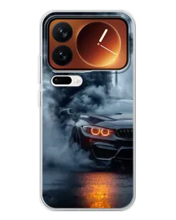 Чехол для Xiaomi 17 Pro с картинкой «BMW M-Power — абстракция» Чехол для Xiaomi 17 Pro с картинкой «BMW M-Power — абстракция»