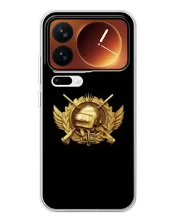 Чехол для Xiaomi 17 Pro с картинкой «PUBG — оранжевый градиент»