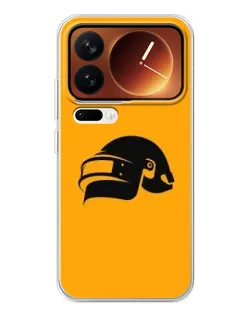 Чехол для Xiaomi 17 Pro с картинкой «PUBG — золотой шлем»