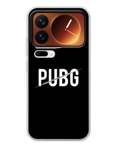 Чехол для Xiaomi 17 Pro с картинкой «PUBG — белый логотип» Чехол для Xiaomi 17 Pro с картинкой «PUBG — белый логотип»