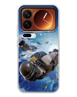 Чехол для Xiaomi 17 Pro с картинкой «Десант PUBG — прыжок»