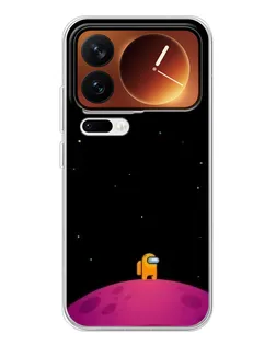 Чехол для Xiaomi 17 Pro с картинкой «Одинокий герой на планете»