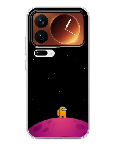 Чехол для Xiaomi 17 Pro с картинкой «Одинокий герой на планете»