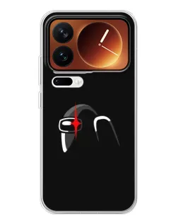 Чехол для Xiaomi 17 Pro с картинкой «Among Us шлем»