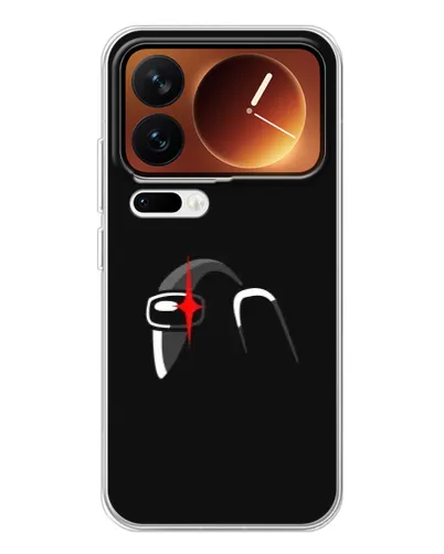 Чехол для Xiaomi 17 Pro с картинкой «Among Us шлем»
