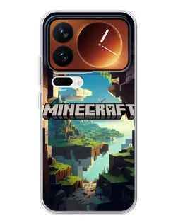 Чехол для Xiaomi 17 Pro с картинкой «Пещера Майнкрафт»
