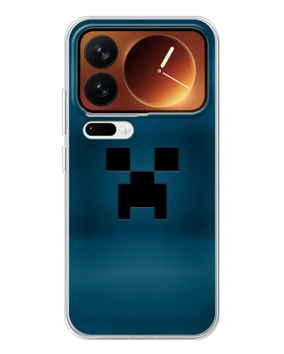 Чехол для Xiaomi 17 Pro с картинкой «Крипер текстура»