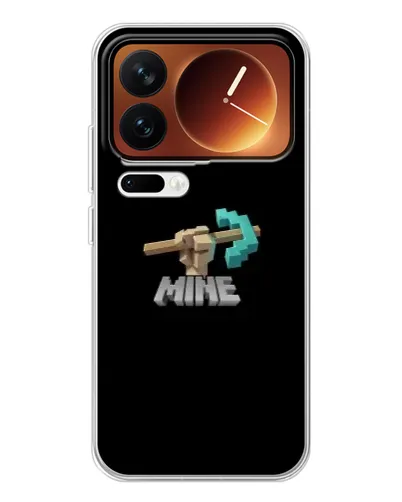 Чехол для Xiaomi 17 Pro с картинкой «Алмазная кирка»