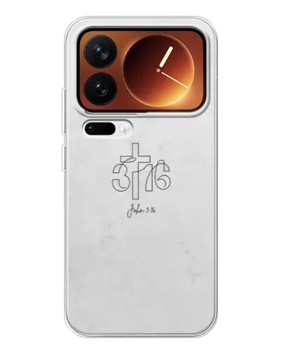 Чехол для Xiaomi 17 Pro с картинкой «Иоанна 3:16 Крест» Чехол для Xiaomi 17 Pro с картинкой «Иоанна 3:16 Крест»