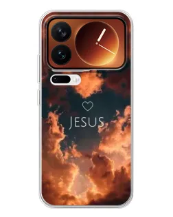 Чехол для Xiaomi 17 Pro с картинкой «Сияние Имени Jesus»