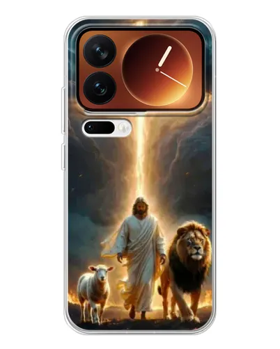 Чехол для Xiaomi 17 Pro с картинкой «Лев Иуды и Свет» Чехол для Xiaomi 17 Pro с картинкой «Лев Иуды и Свет»
