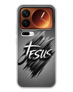 Чехол для Xiaomi 17 Pro с картинкой «Надпись Jesus Graffiti»