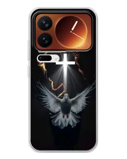 Чехол для Xiaomi 17 Pro с картинкой «Голубь и Свет»