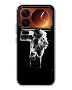 Чехол для Xiaomi 17 Pro с картинкой «Сияющий крест Jesus»