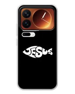 Чехол для Xiaomi 17 Pro с картинкой «Рыба Jesus»