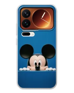 Чехол для Xiaomi 17 Pro с картинкой «Микки выглядывает»