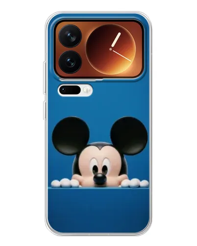 Чехол для Xiaomi 17 Pro с картинкой «Микки выглядывает» Чехол для Xiaomi 17 Pro с картинкой «Микки выглядывает»