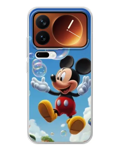 Чехол для Xiaomi 17 Pro с картинкой «Mickey и мыльные пузыри» Чехол для Xiaomi 17 Pro с картинкой «Mickey и мыльные пузыри»