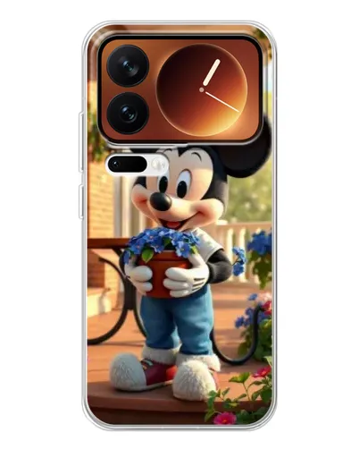 Чехол для Xiaomi 17 Pro с картинкой «Микки садовод» Чехол для Xiaomi 17 Pro с картинкой «Микки садовод»