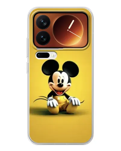 Чехол для Xiaomi 17 Pro с картинкой «Микки на желтом» Чехол для Xiaomi 17 Pro с картинкой «Микки на желтом»