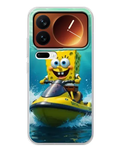 Чехол для Xiaomi 17 Pro с картинкой «Спанч Боб на гидроцикле» Чехол для Xiaomi 17 Pro с картинкой «Спанч Боб на гидроцикле»