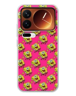 Чехол для Xiaomi 17 Pro с картинкой «Розовый паттерн»