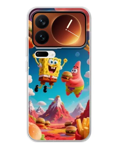 Чехол для Xiaomi 17 Pro с картинкой «Космический фастфуд» Чехол для Xiaomi 17 Pro с картинкой «Космический фастфуд»