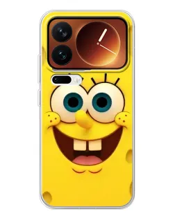 Чехол для Xiaomi 17 Pro с картинкой «Губка Боб улыбка»