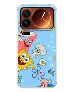 Чехол для Xiaomi 17 Pro с картинкой «Веселые пузырьки»