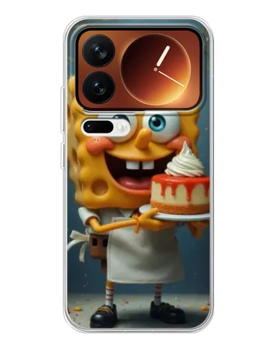 Чехол для Xiaomi 17 Pro с картинкой «Повар Спанч Боб» Чехол для Xiaomi 17 Pro с картинкой «Повар Спанч Боб»