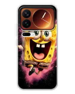 Чехол для Xiaomi 17 Pro с картинкой «Взрывной Спанч Боб»