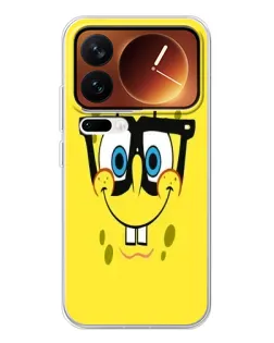 Чохол для Xiaomi 17 Pro з картинкою «Мінімалістичний Спанч Боб»