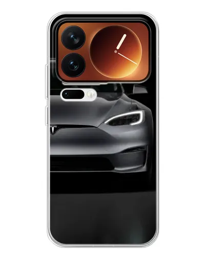 Чехол для Xiaomi 17 Pro с картинкой «Tesla Model S Look»