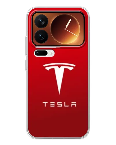 Чехол для Xiaomi 17 Pro с картинкой «Tesla Red Classic»