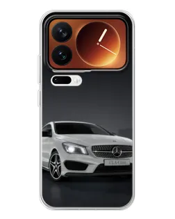Чехол для Xiaomi 17 Pro с картинкой «Mercedes AMG GT Silver»