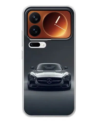 Чехол для Xiaomi 17 Pro с картинкой «Mercedes на черном»