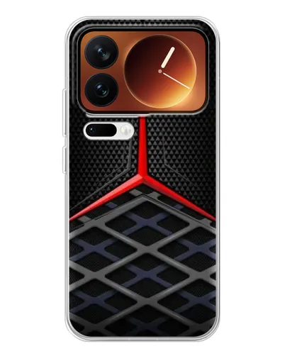 Чехол для Xiaomi 17 Pro с картинкой «Mercedes Carbon Grid»