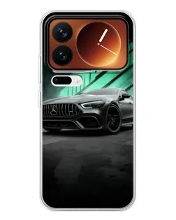 Чехол для Xiaomi 17 Pro с картинкой «Темный Mercedes AMG»