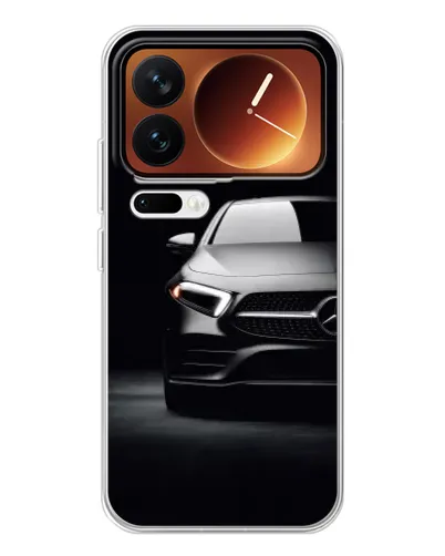 Чехол для Xiaomi 17 Pro с картинкой «Свет фар Mercedes»