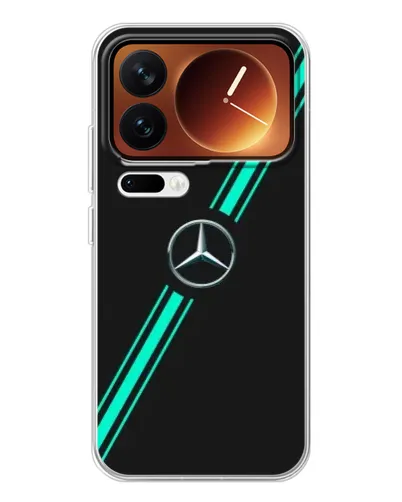 Чехол для Xiaomi 17 Pro с картинкой «Спортивные линии Mercedes» Чехол для Xiaomi 17 Pro с картинкой «Спортивные линии Mercedes»