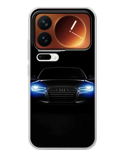 Чехол для Xiaomi 17 Pro с картинкой «Audi в неоне»
