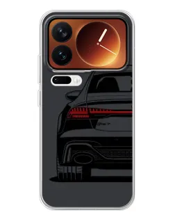 Чехол для Xiaomi 17 Pro с картинкой «Задняя часть Audi — арт»