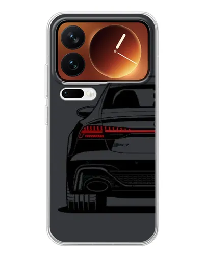 Чехол для Xiaomi 17 Pro с картинкой «Задняя часть Audi — арт»