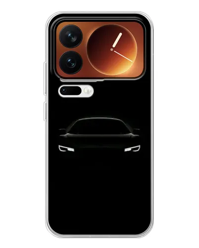 Чехол для Xiaomi 17 Pro с картинкой «Взгляд Audi в темноте»