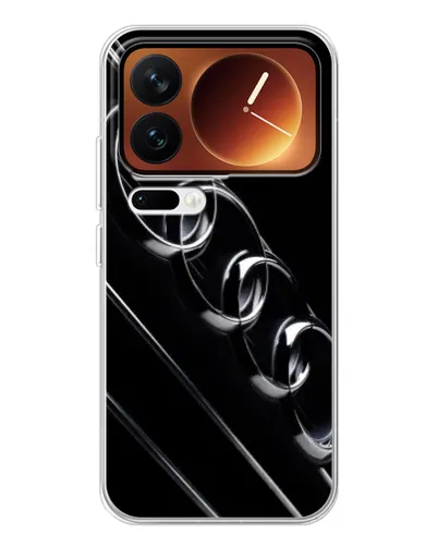 Чехол для Xiaomi 17 Pro с картинкой «Audi — абстрактные кольца»