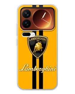 Чехол для Xiaomi 17 Pro с картинкой «Lamborghini Stripe желтый» Чехол для Xiaomi 17 Pro с картинкой «Lamborghini Stripe желтый»