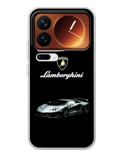 Чехол для Xiaomi 17 Pro с картинкой «Логотип Lamborghini классика»