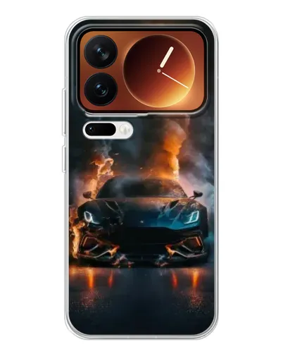 Чехол для Xiaomi 17 Pro с картинкой «Lamborghini дымная эстетика» Чехол для Xiaomi 17 Pro с картинкой «Lamborghini дымная эстетика»